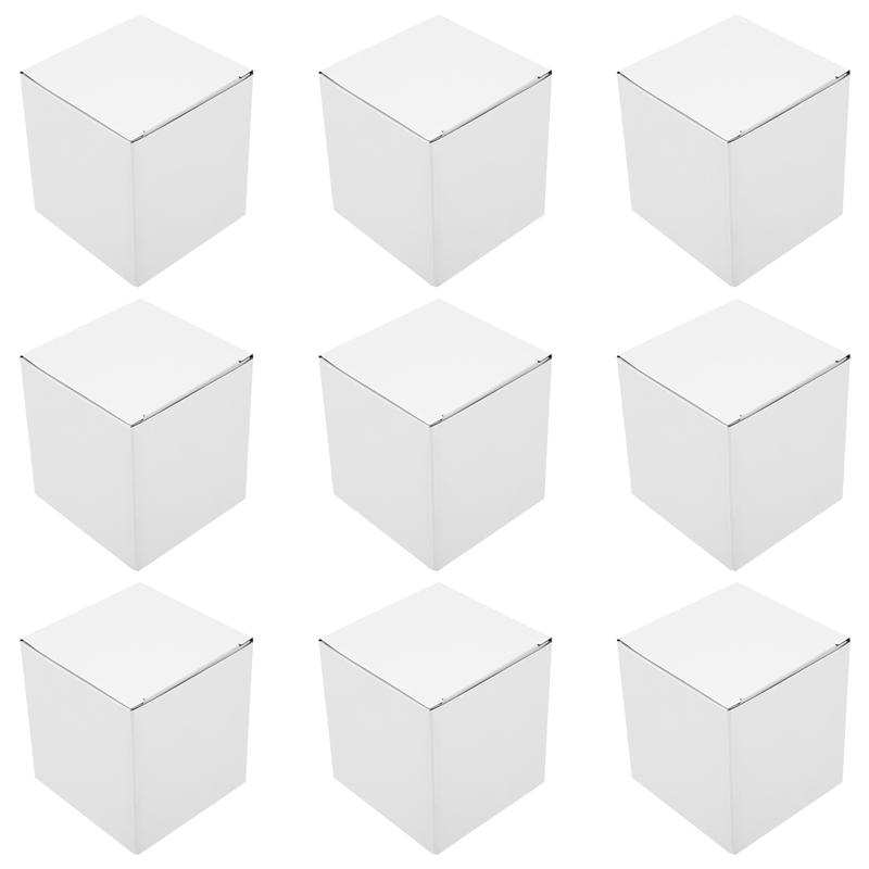 골판지 포장 상자 초크 저장 상자 버클 상자 (흰색), 10 개